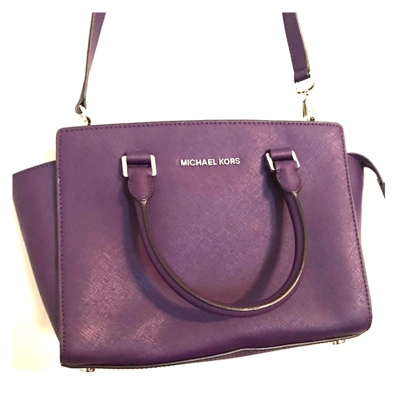purple mk bag